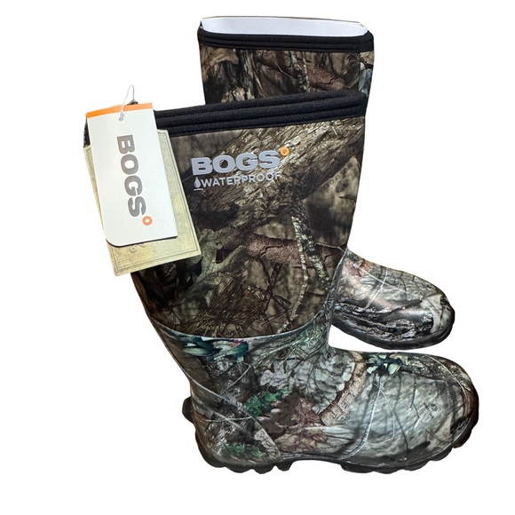BOGS Classic High Mossy Oak Camo Waterproof Insulated Boots Men’s 10 NIB